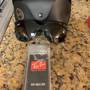 Ray ban women’s cat 1000 sunglasses- blue …